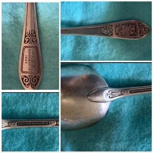 TIFFANY Sterling Engraved Antique Baby Spoon
